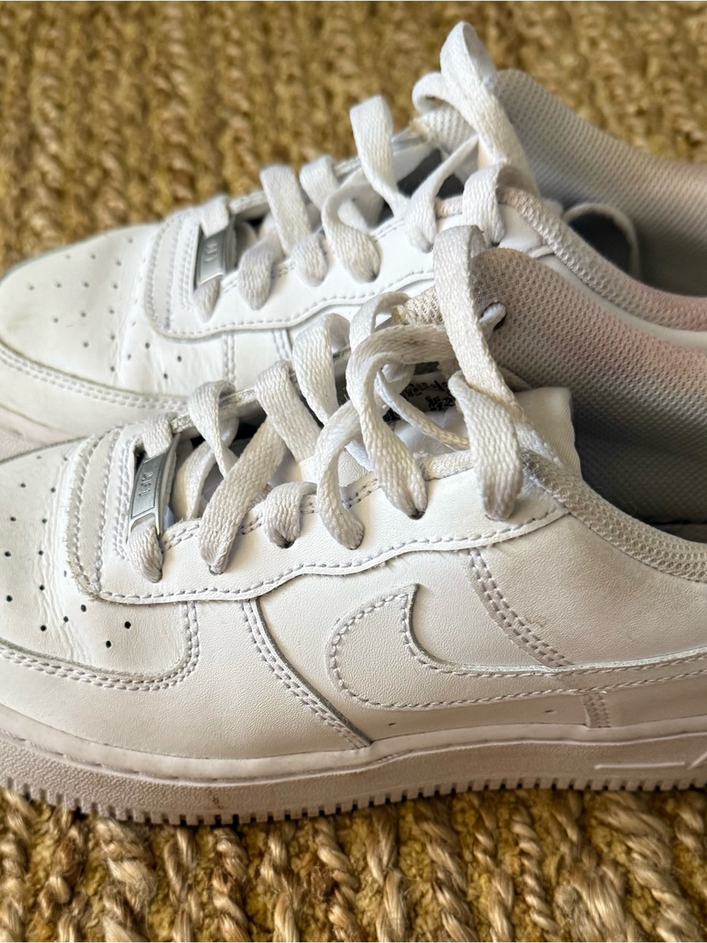 White Leather Nike Sneakers